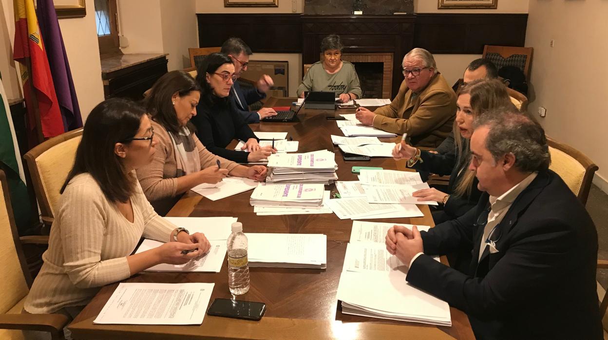 Reunión de la comisión de presidencia del Ayuntamiento de Jaén