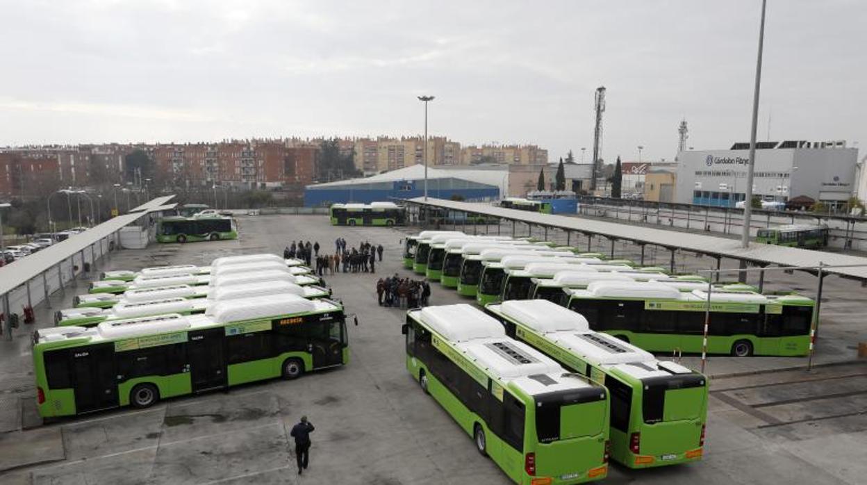 Flota de autobuses de Aucorsa