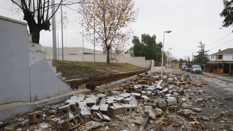 Córdoba, segunda provincia andaluza más afectada por la lluvia y el viento, con cerca de 40 incidencias