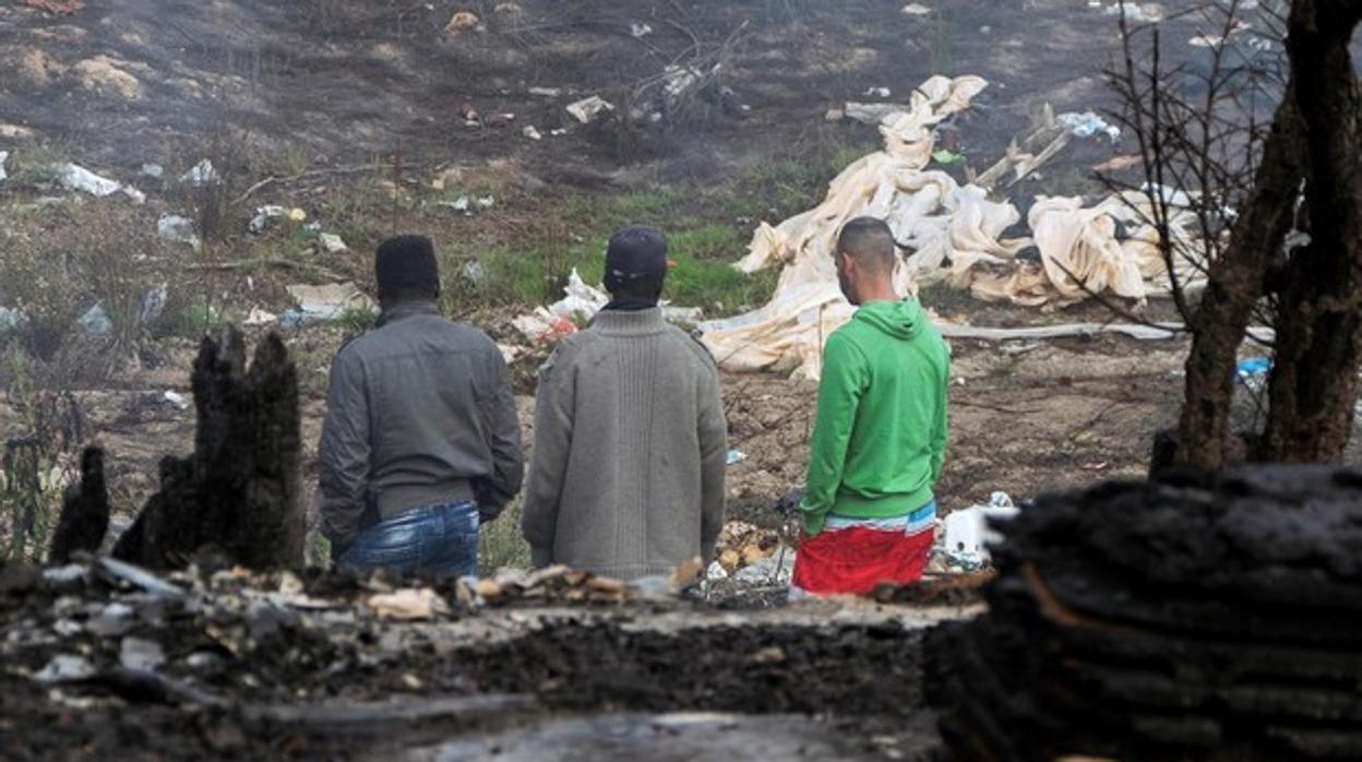 En los últimos meses se han producido incendios en varios asentamientos chabolistas de Huelva