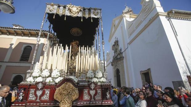 La hermandad del Nazareno modificará la mesa del paso de María Santísima para la próxima cuaresma