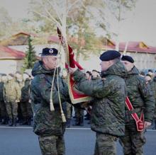 La Brigada Guzmán el Bueno X releva a Extremadura al frente del contingente español en Letonia