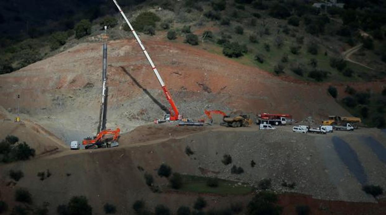 Rescate de Julen en la finca de Totalán