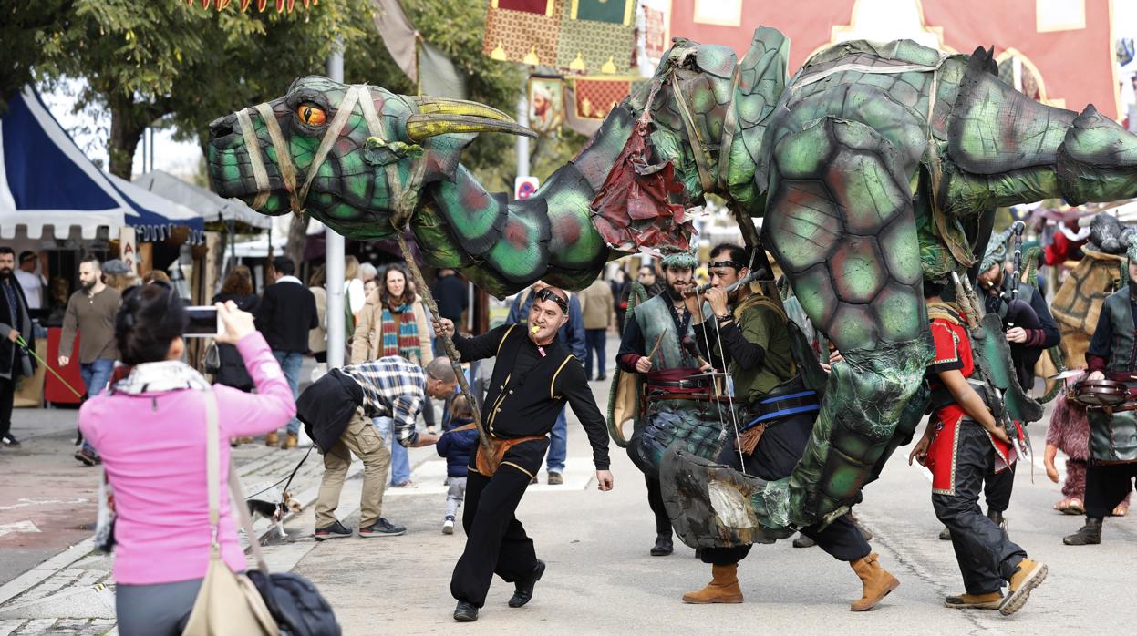 Uno de los espectáculos del Mercado de las Tres Culturas el pasado viernes