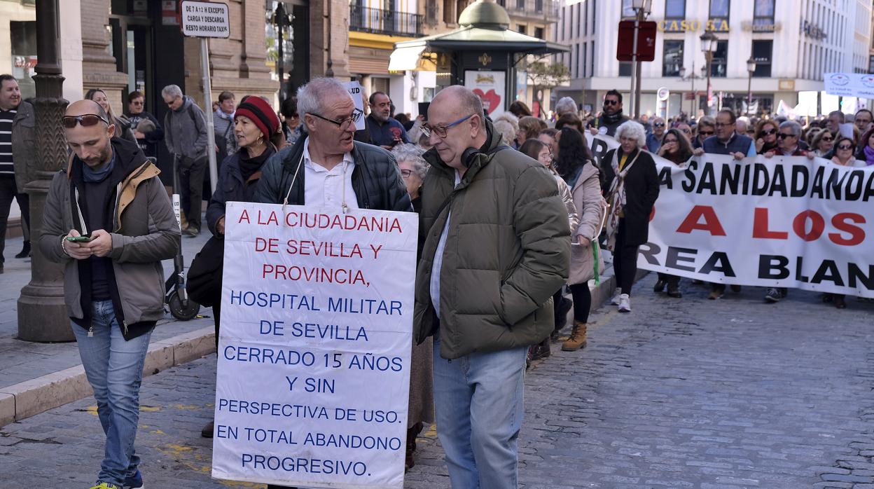 Imagen de la manifestación de Sevilla