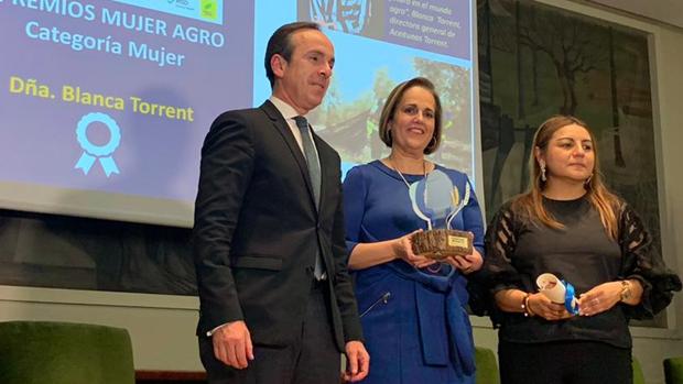 La empresaria de Córdoba Blanca Torrent, premio Agro al trabajo de la mujer emprendedora