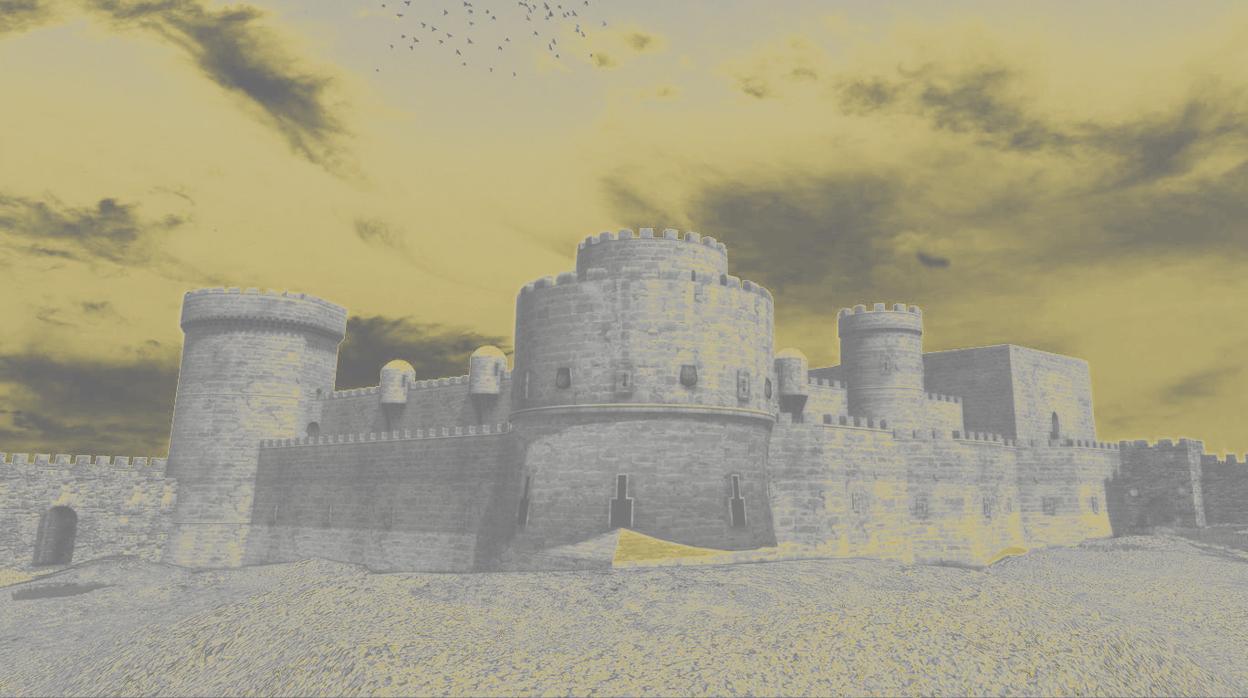 Reconstrucción virtual de la fortaleza bajomedieval de Aguilar de la Frontera