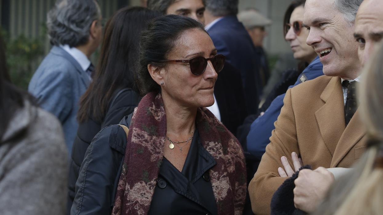 La juez María Núñez Bolaños, en una concentración de jueces y fiscales en noviembre de 2018