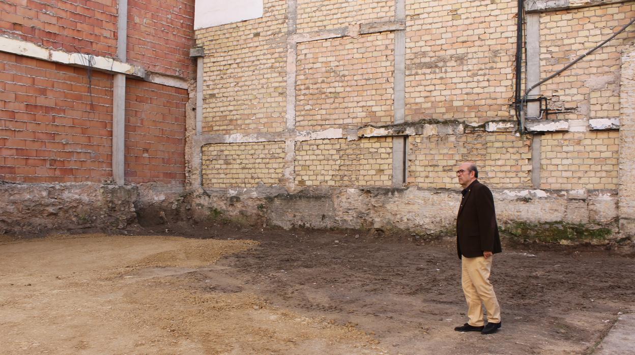 Visita al futuro parking municipal de Lucena