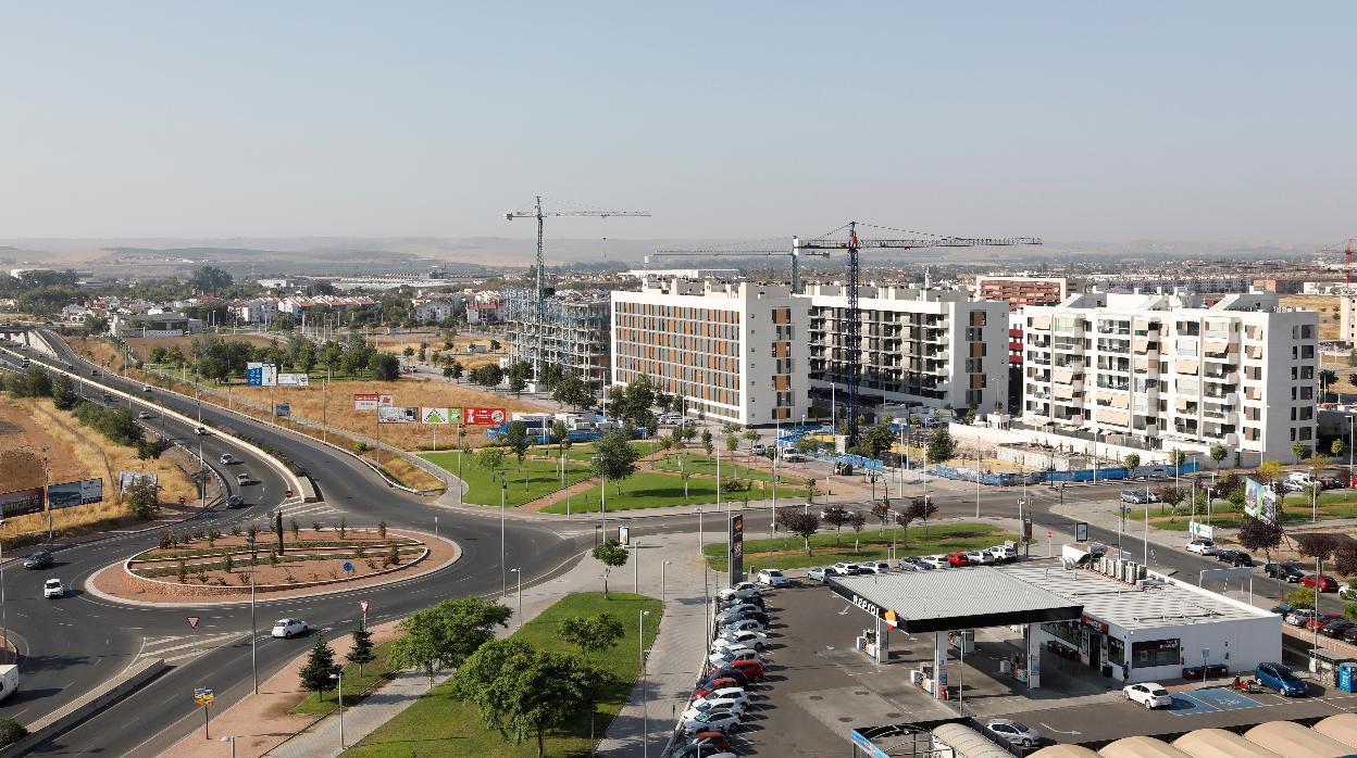 Promociones en construcción en la Huerta de Santa Isabel