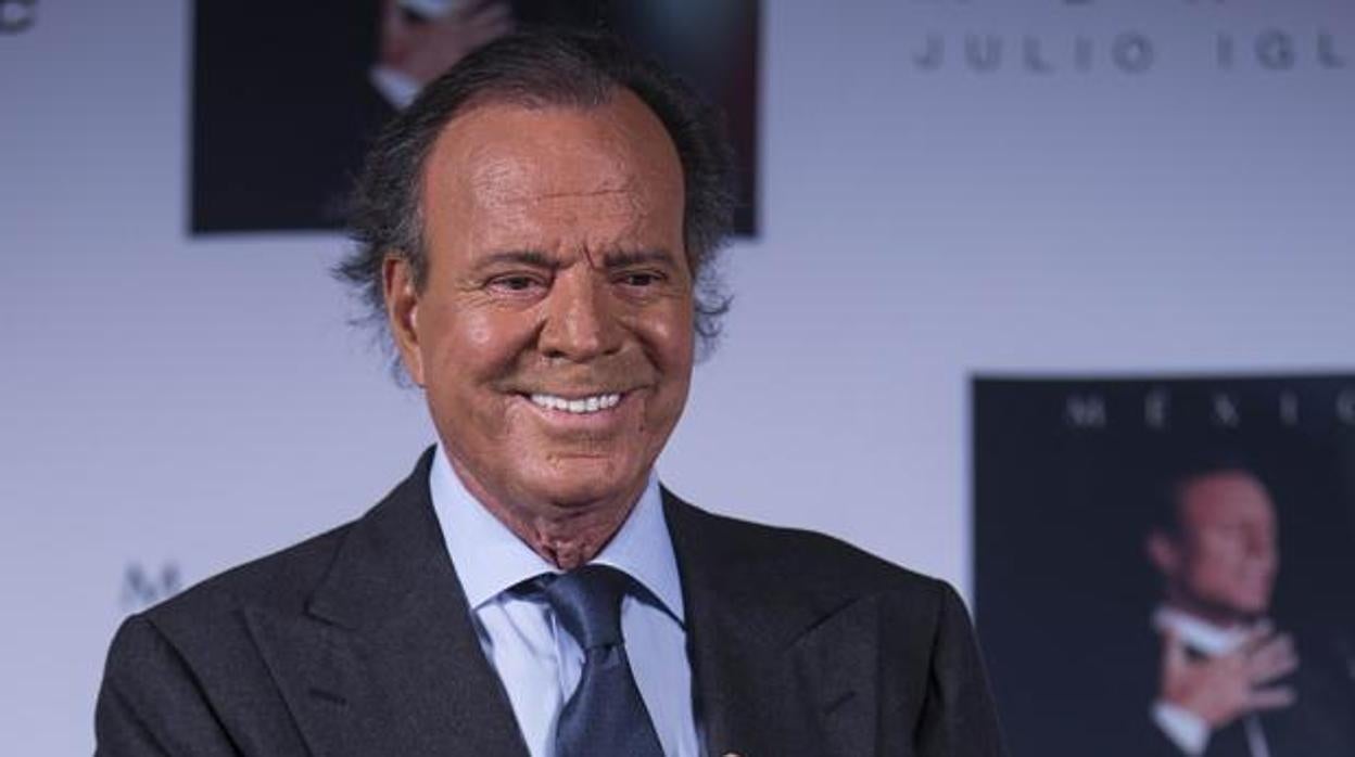 El cantante Julio Iglesias