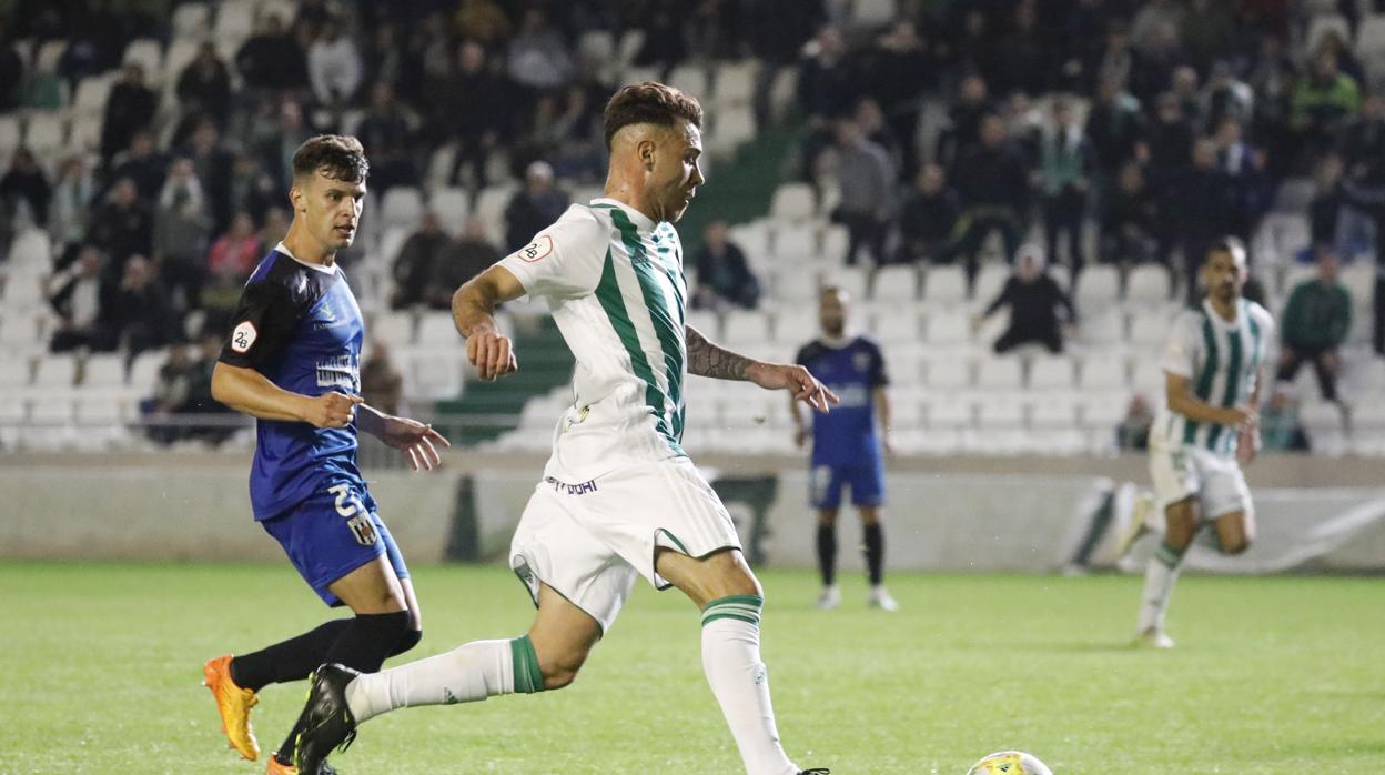 Vera, en el partido ante el Mérida