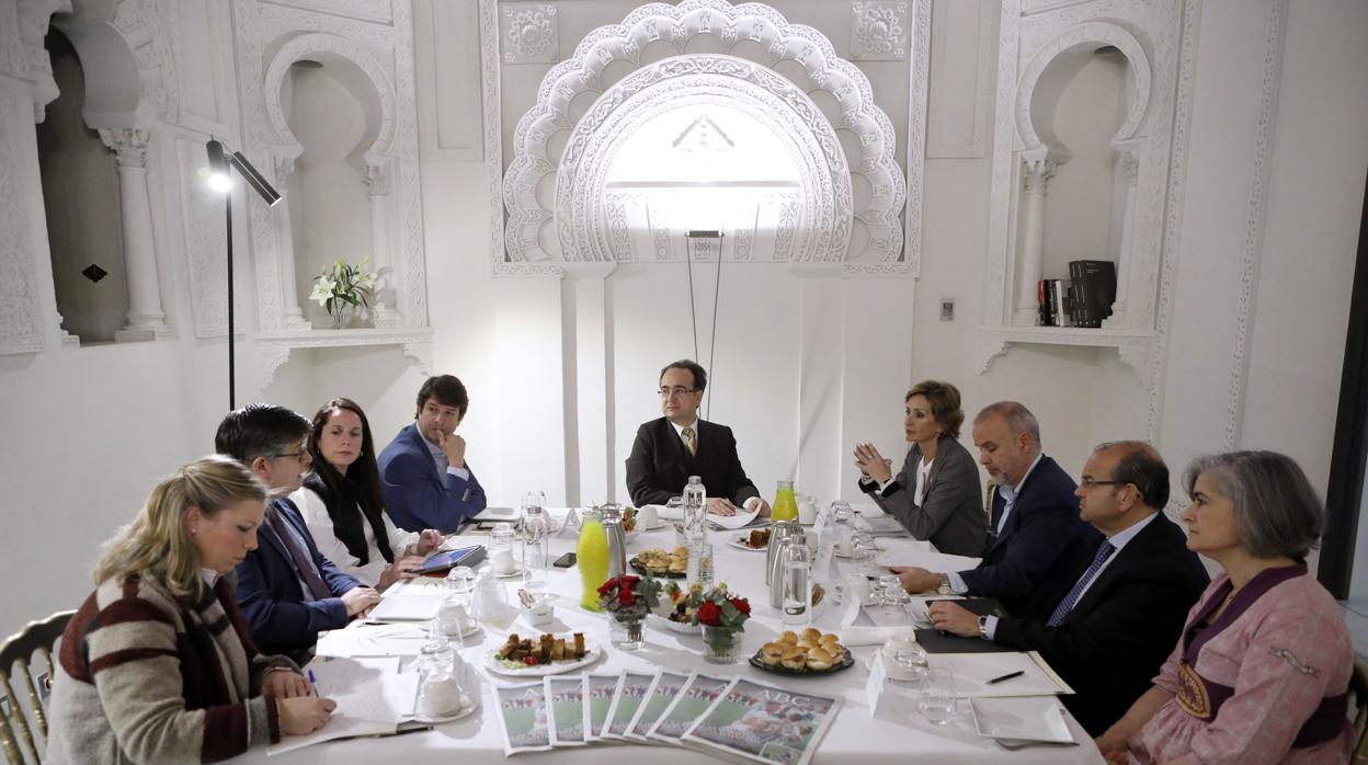 Los participantes en la mesa redonda sobre Educación en Córdoba, organizada por ABC en el hotel Hospes Palacio del Bailío