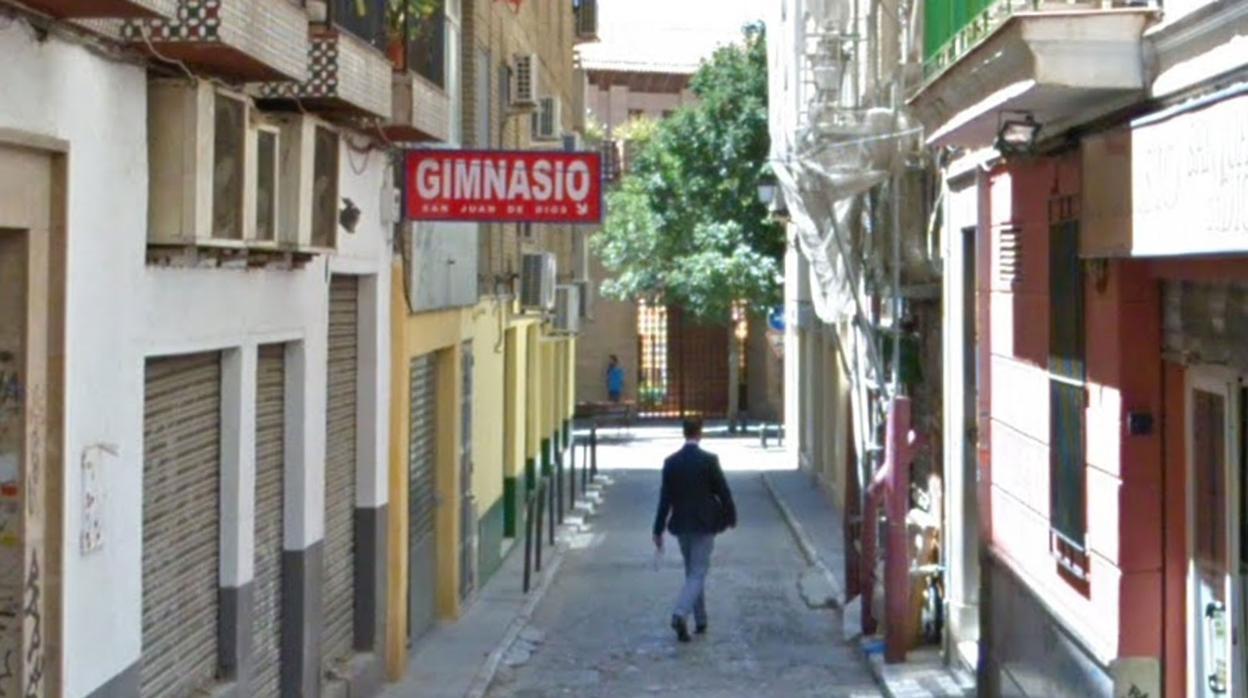 Calle de Granada donde se produjo el suceso