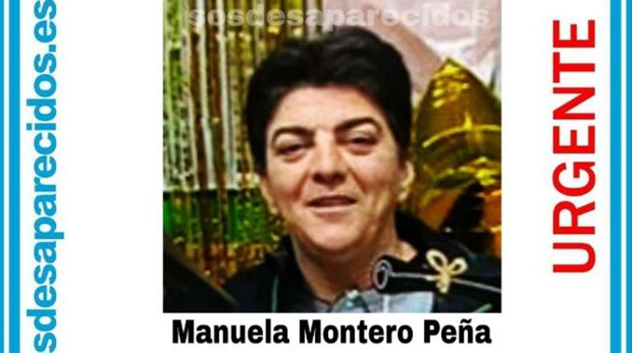 Manuela Montero, a la que buscaban desde el pasado 6 de febrero