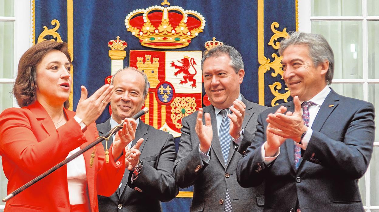 Acto de toma de posesión de la nueva delegada del Gobierno en Andalucía, Sandra García