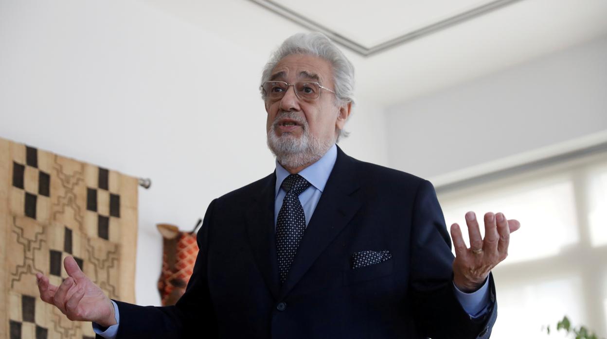 El tenor Plácido Domingo