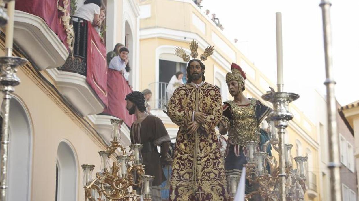 El Señor de la Sentencia en la salida del pasado Lunes Santo