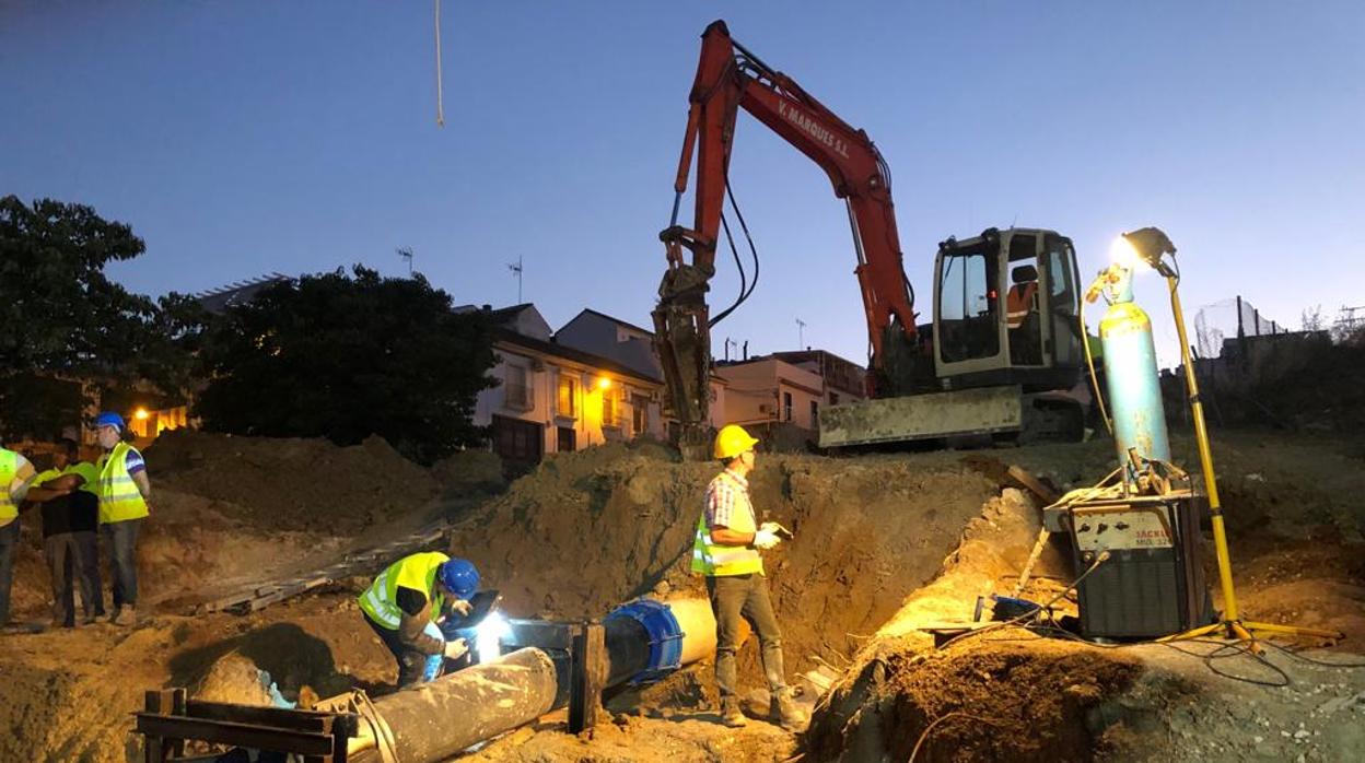 Obras tras los cortes en Montilla