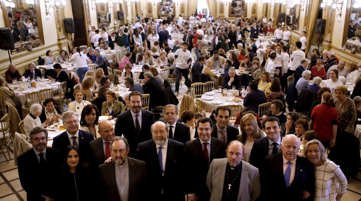 Foto de archivo de la comida benéfica del año pasado