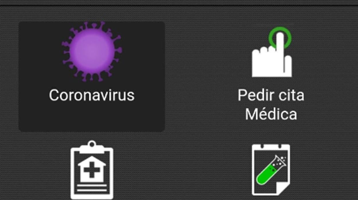 Aplicación de Salud Responde, con la sección nueva sobre el coronavirus