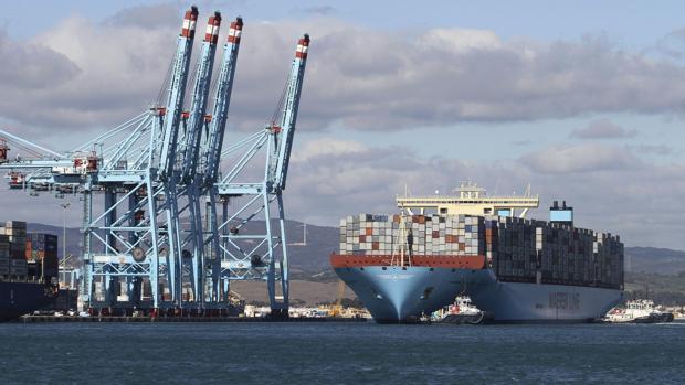 El Puerto de Algeciras sigue operativo para garantizar la cadena de suministro del país