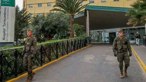 La Brigada de La Legión inicia patrulla por el coronavirus en Almería y Ronda