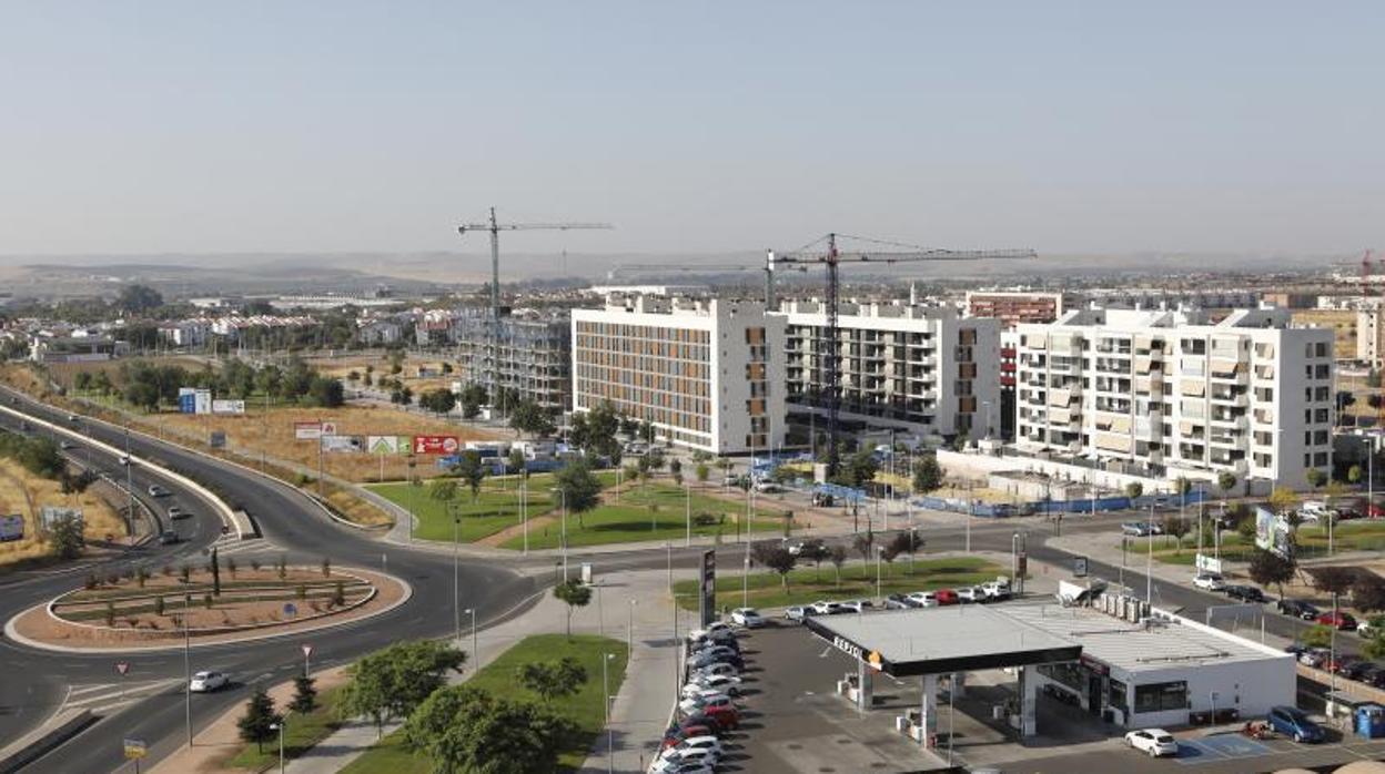 Viviendas en construcción en la zona de Poniente