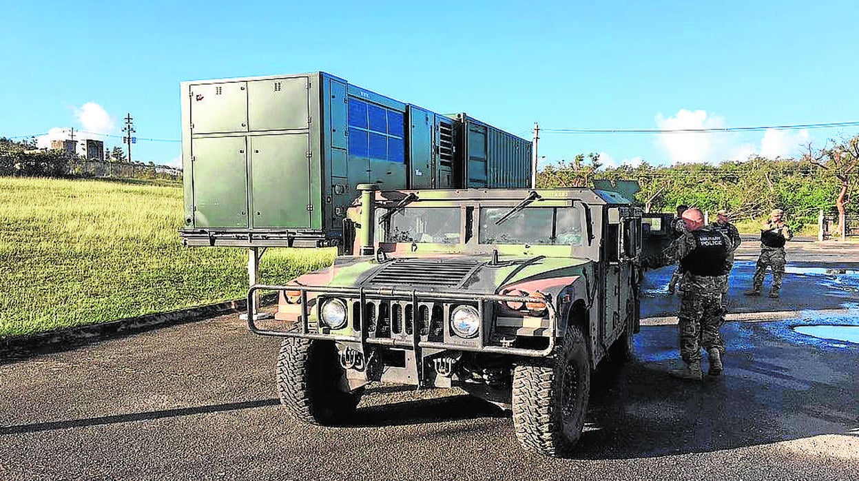 Generador atmosférico de Genaq en uso por parte del Ejército de EEUU