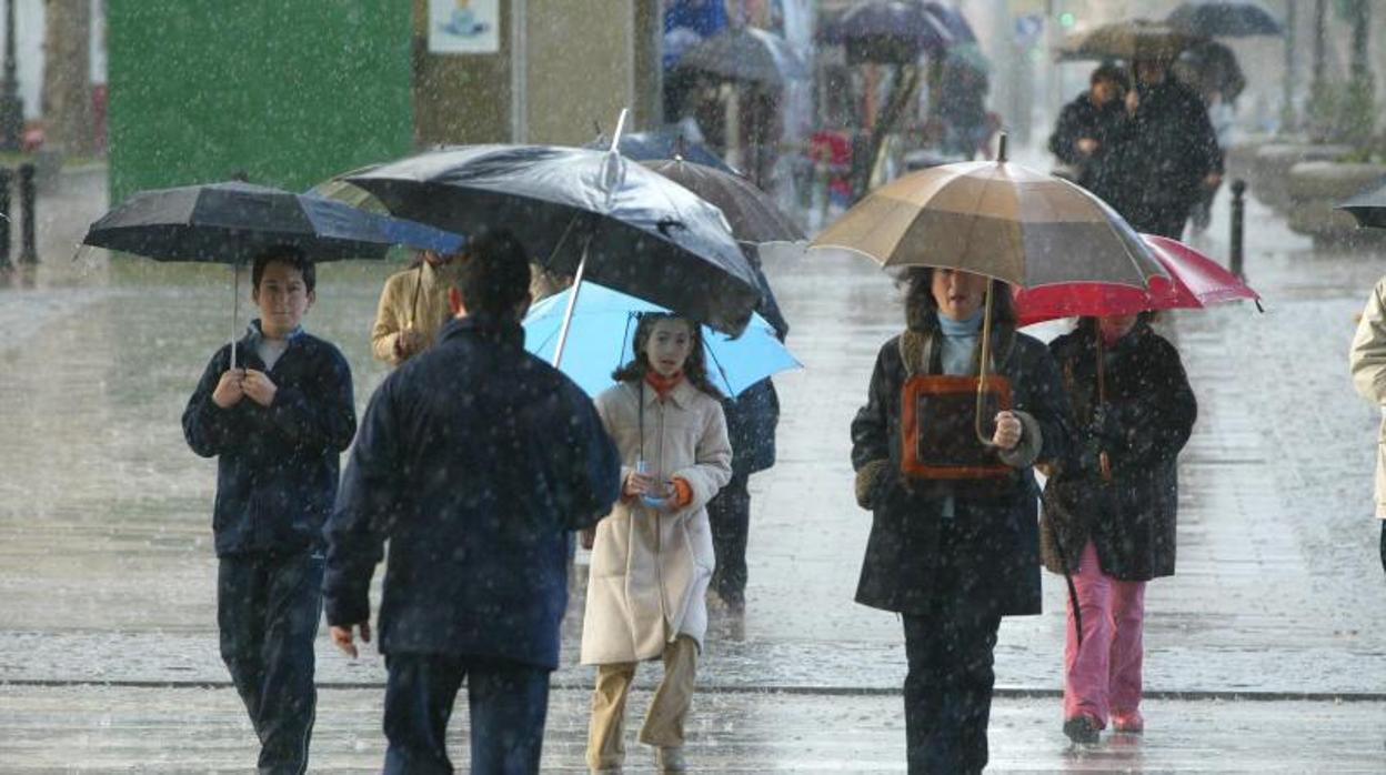 Un día lluvioso en Córdoba