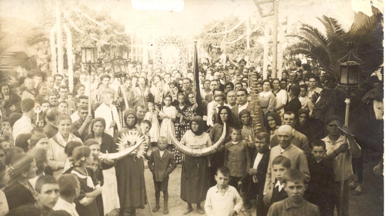 Imagen de una Venida histórica, se cree que de 1919