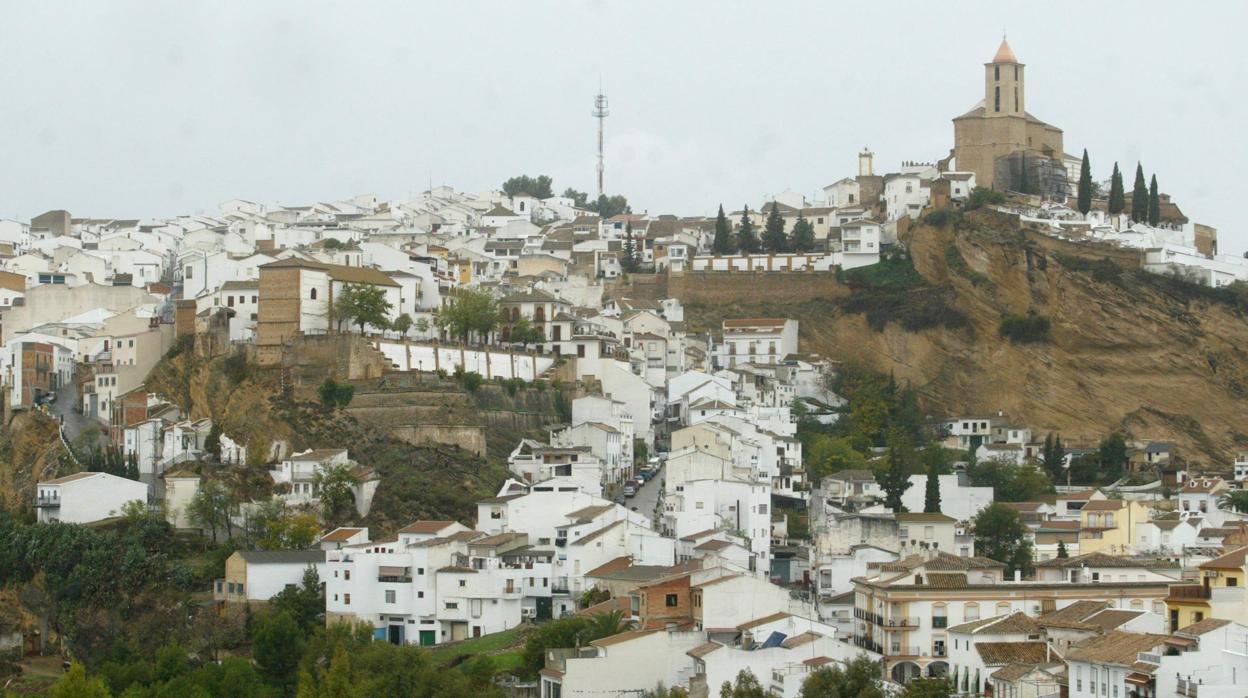 Vista panorámica de la localidad de la Subbética