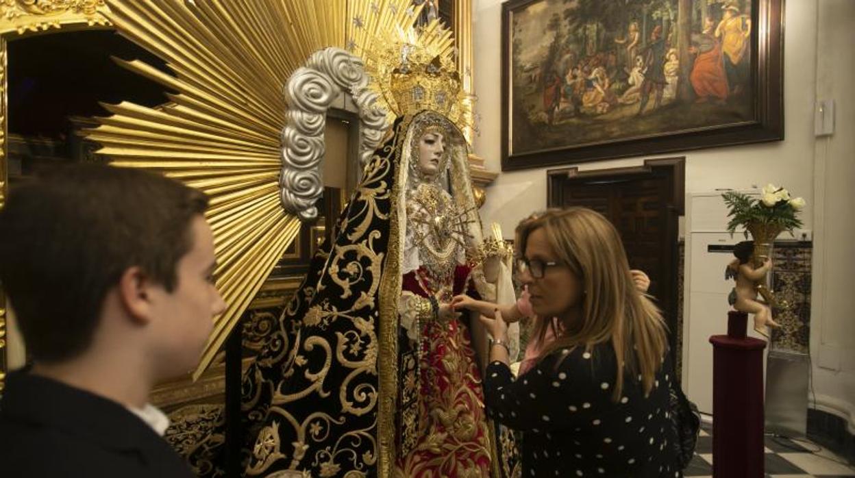 Besamanos a la Virgen de los Dolores en 2019