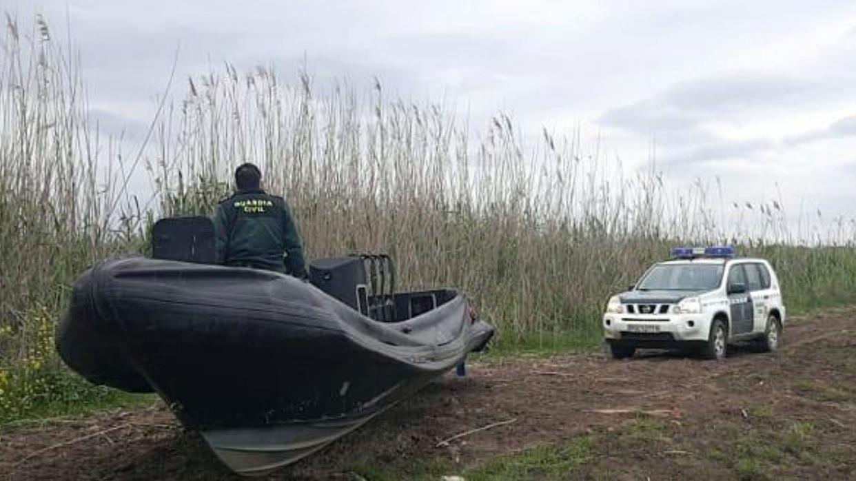 Lancha rápida intervenida por la Guardia Civil