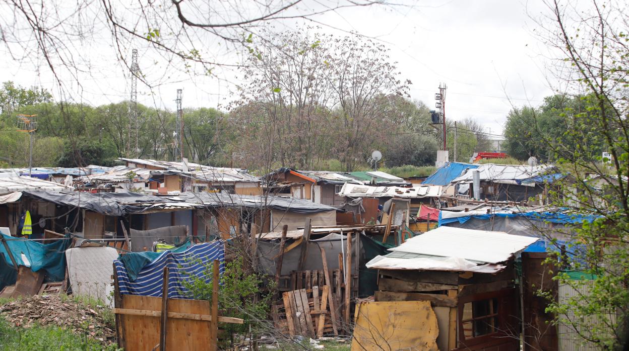 Campamento rumano en las afueras de Córdoba