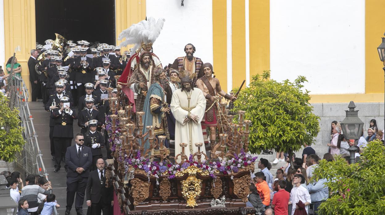 El Señor del Silencio en el Desprecio de Herodes, poco después de su salida