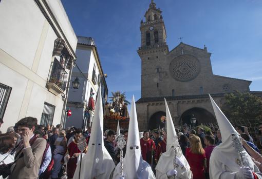 El misterio de la Entrada Triunfal, al salir de San Lorenzo