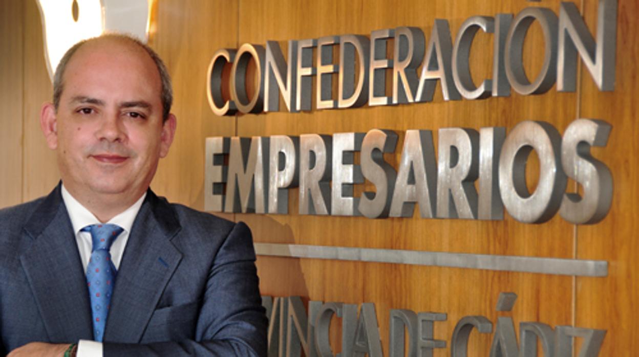 Javier Sánchez Rojas, presidente de la Confederación de Empresarios de Cádiz