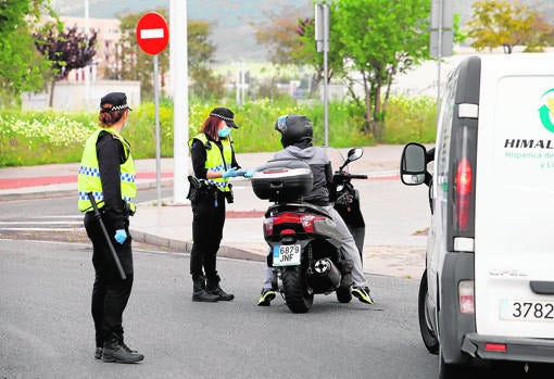 Control de tráfico de la Policía Local