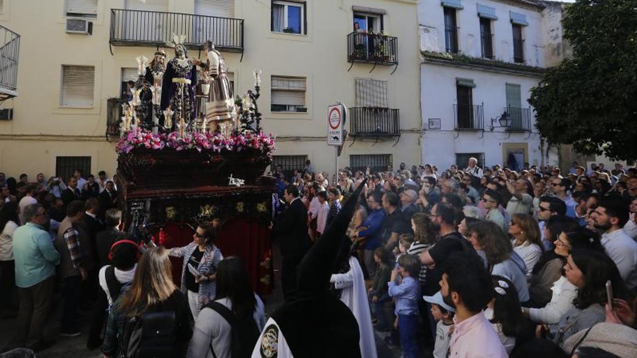 El Señor del Perdón durante su salida procesional el Miércoles Santo de 2018