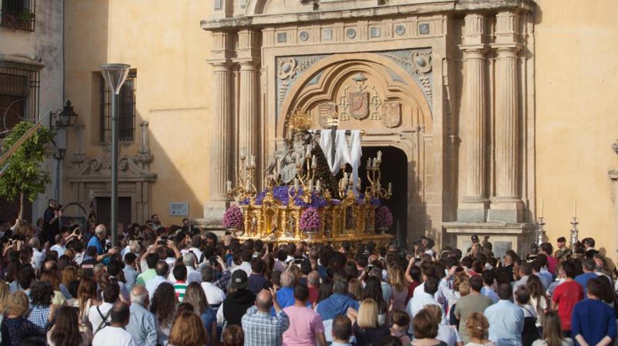 Las Angustias saliendo de San Agustín en 2018