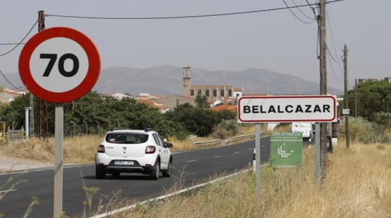 Entrada a la localidad de Belancázar