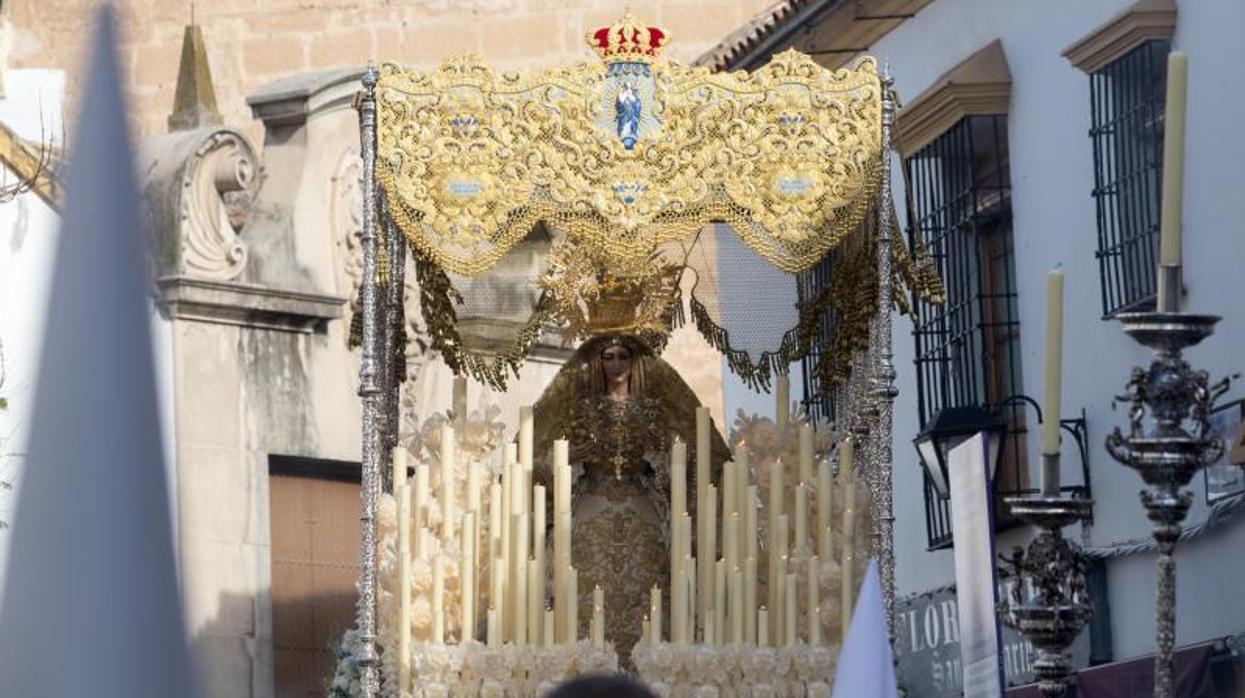 La Virgen de la Alegría por las calles de Córdoba en 2018