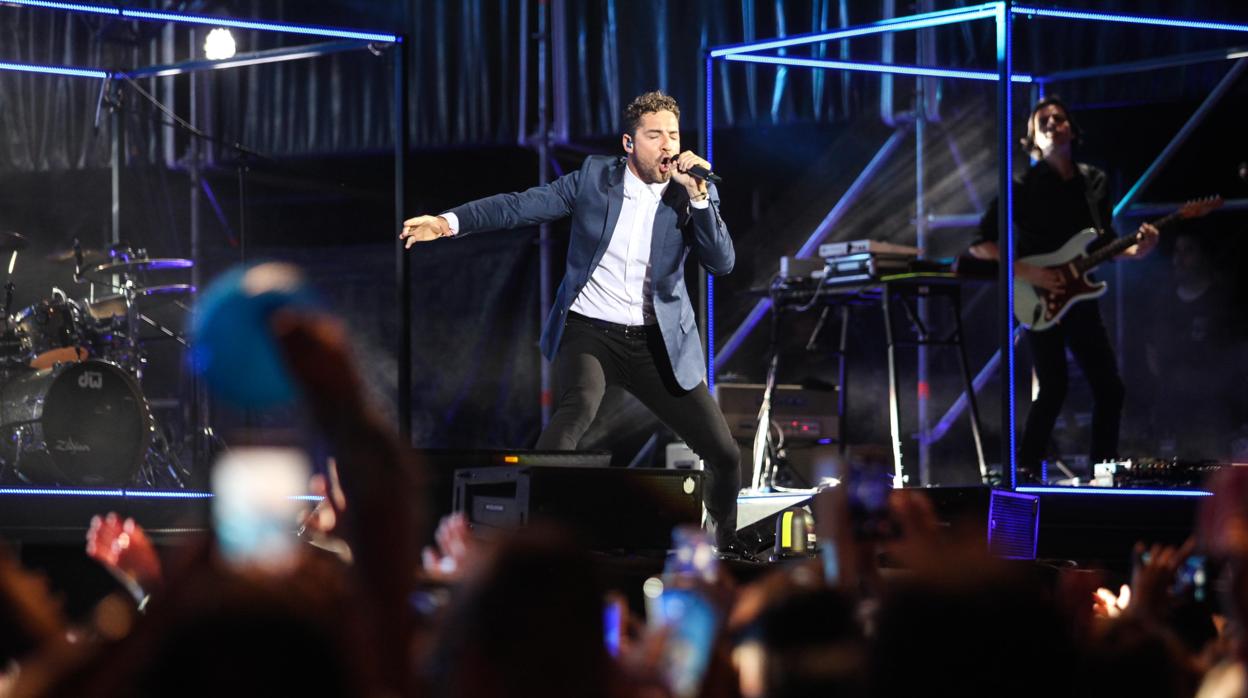 David Bisbal, en su último concierto en Córdoba