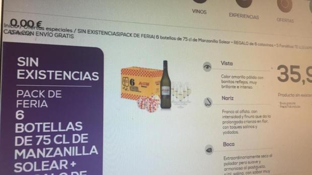 Barbadillo vende online desde que se decretara el estado de alarma un 35% más que en todo 2019