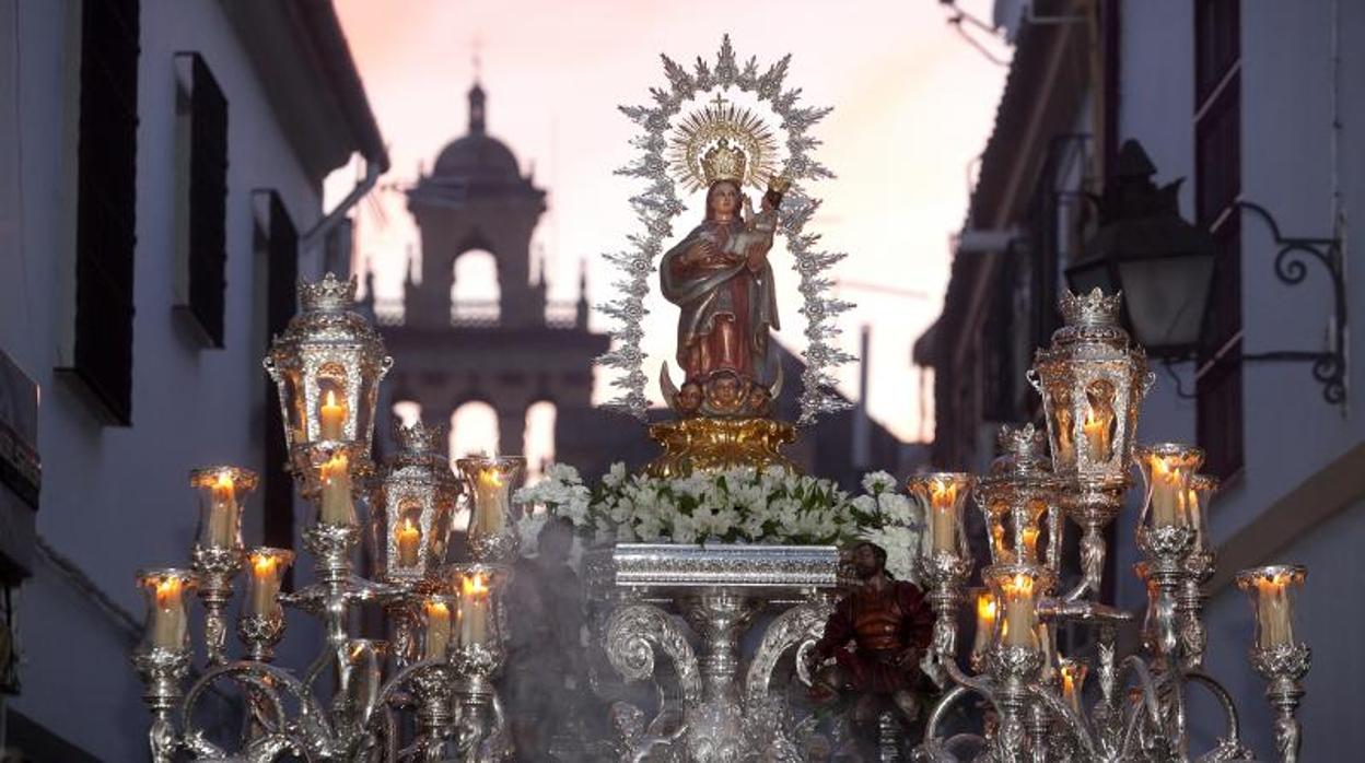 Procesión de la Virgen de Villaviciosa en el 2016