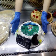 Una tarta, en Roldán