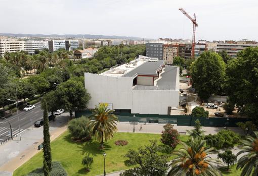 Obras en la nueva Biblioteca Pública del Estado