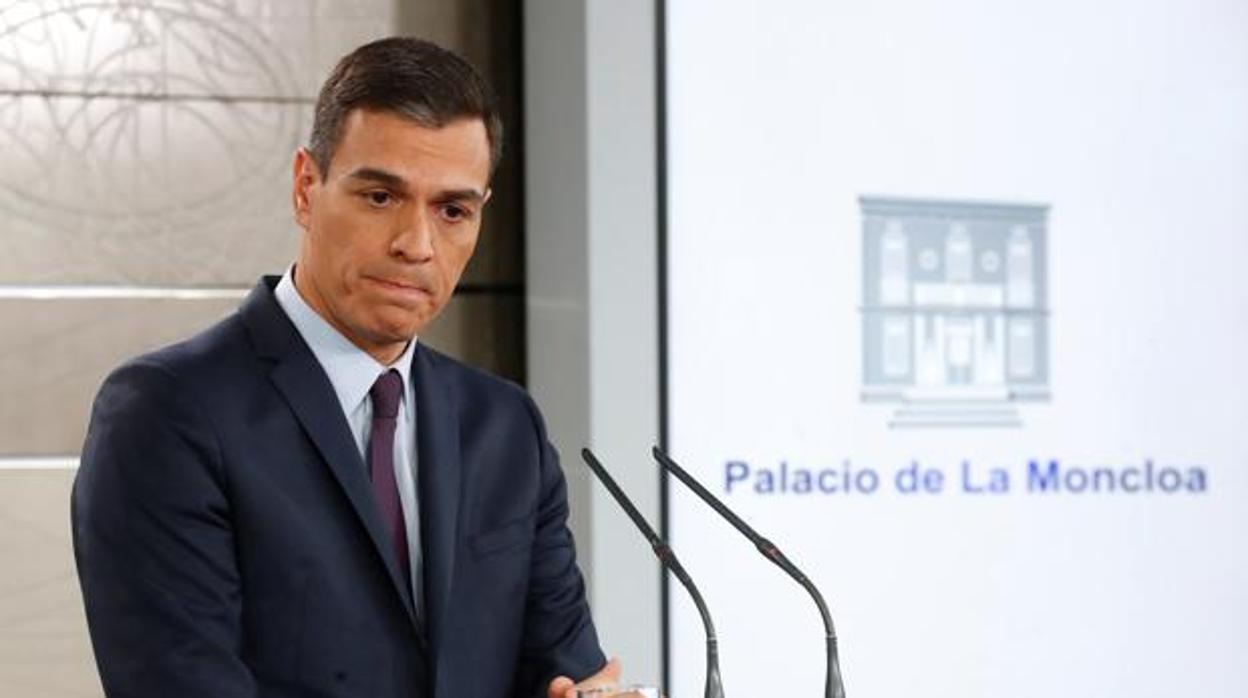 El presidente del Gobierno, Pedro Sánchez