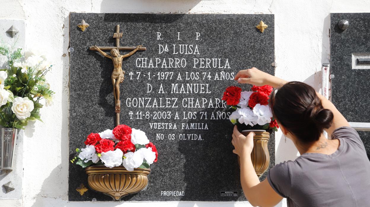 Nicho en el cementerio de San Rafael de Córdoba